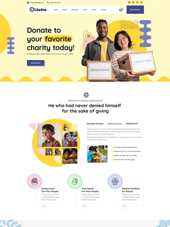 Nonprofit Donation demo