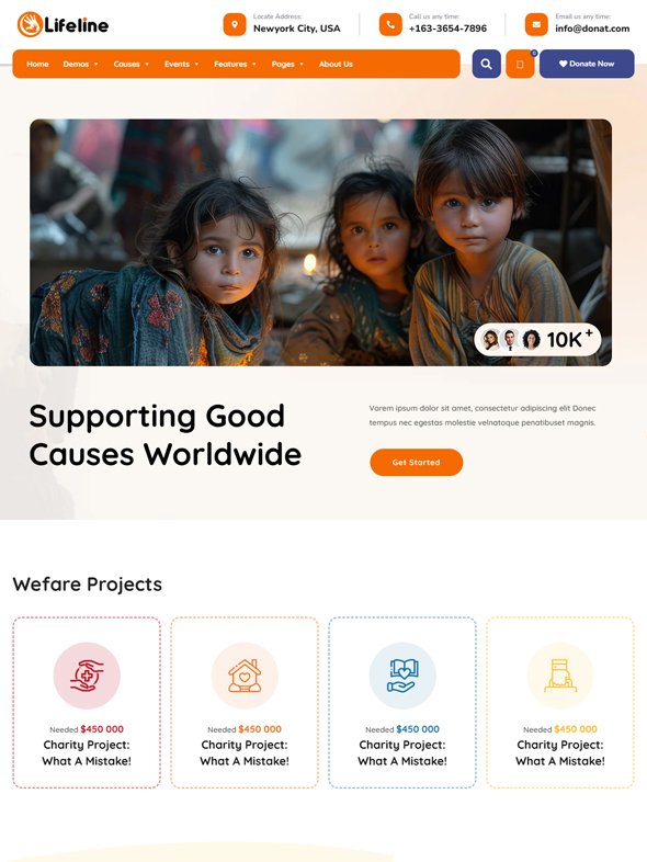 Fundraising NGO demo