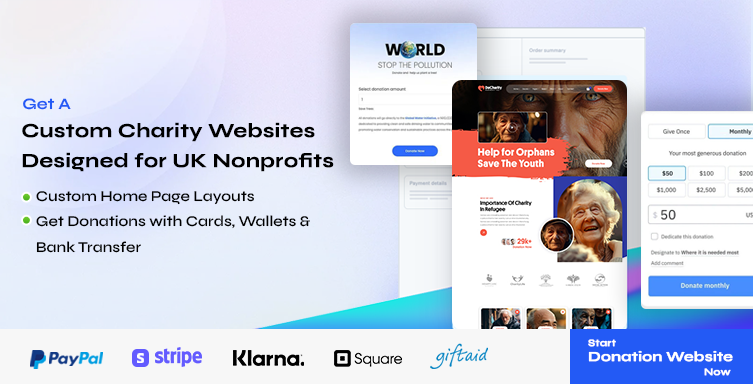 India Donation Website with Razorpay