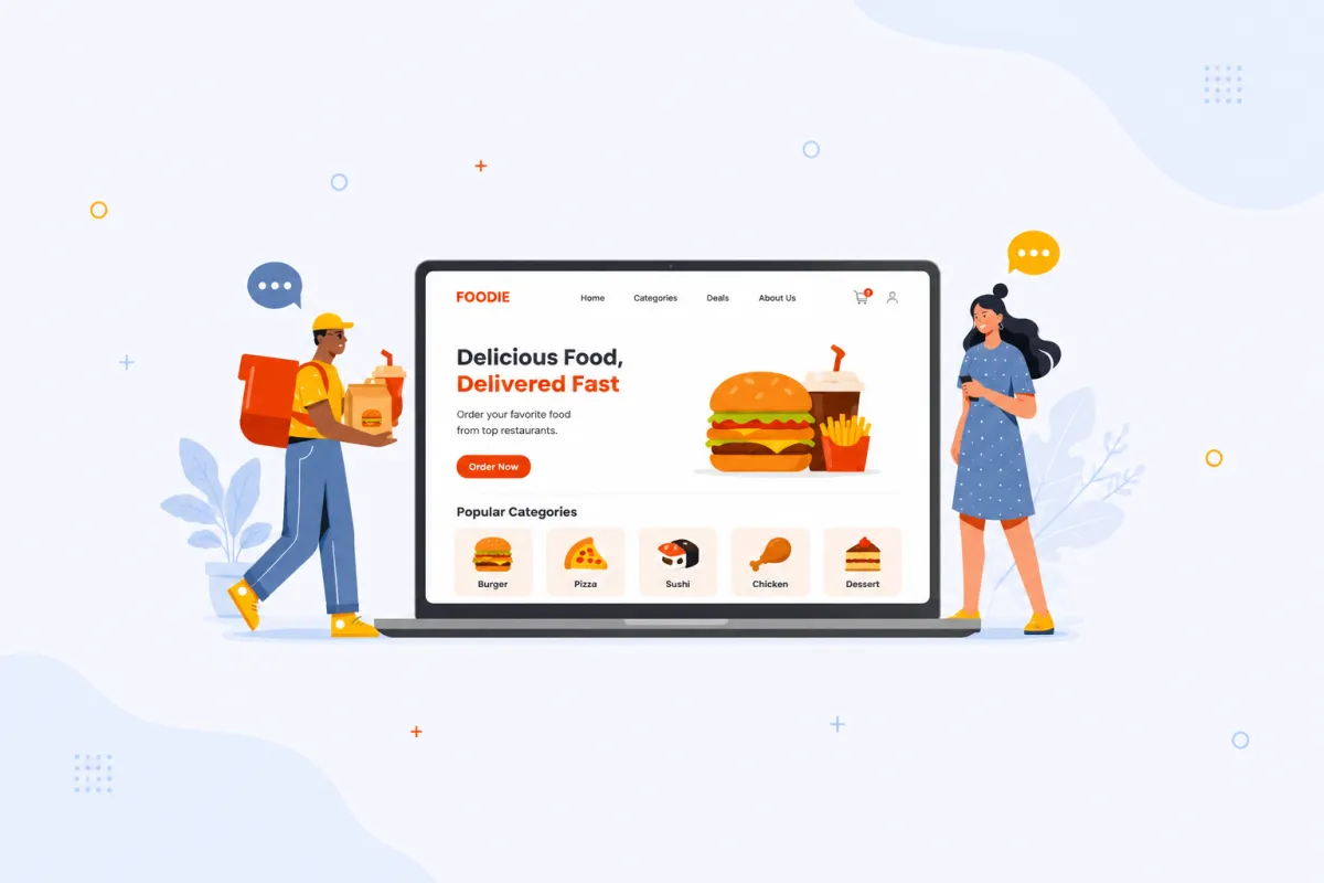Food Ordering Website with Delivery System preview