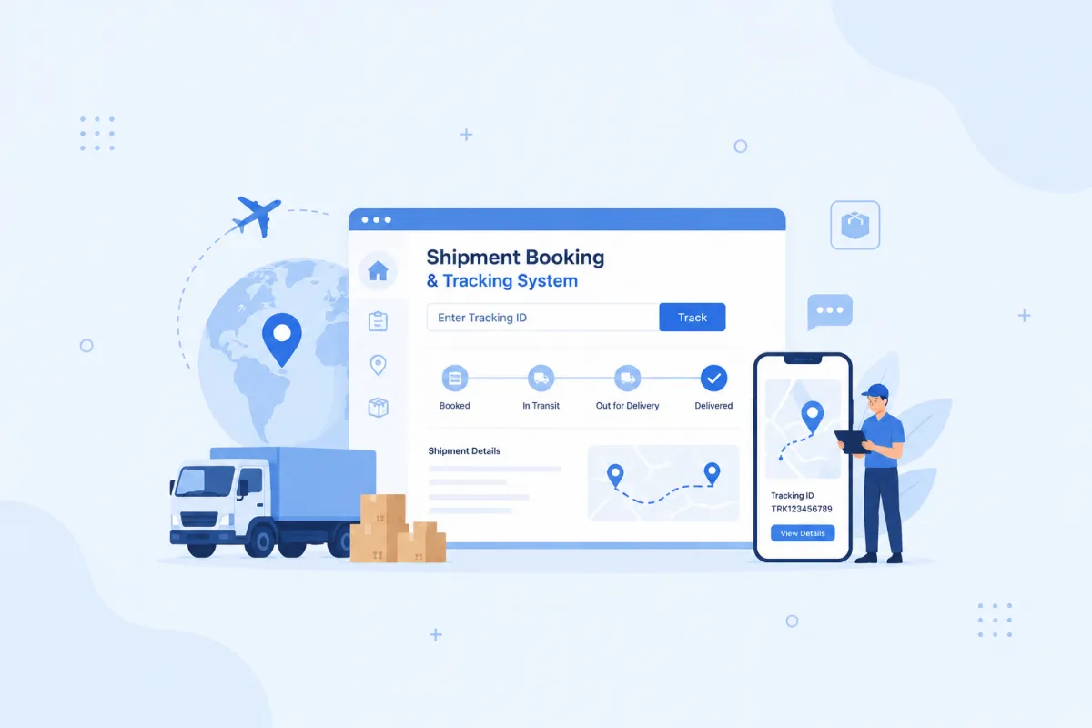WordPress Theme with Shipment Booking & Tracking System preview