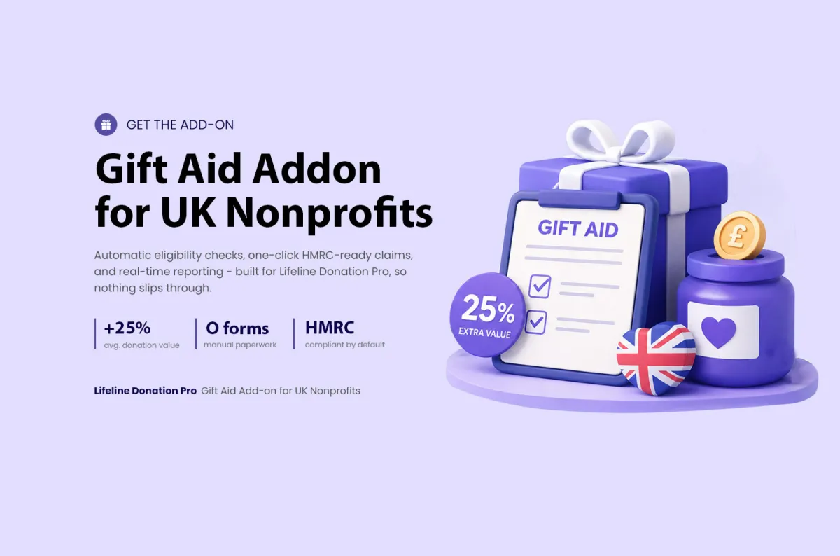 Gift Aid Addon for Lifeline Donation Pro preview
