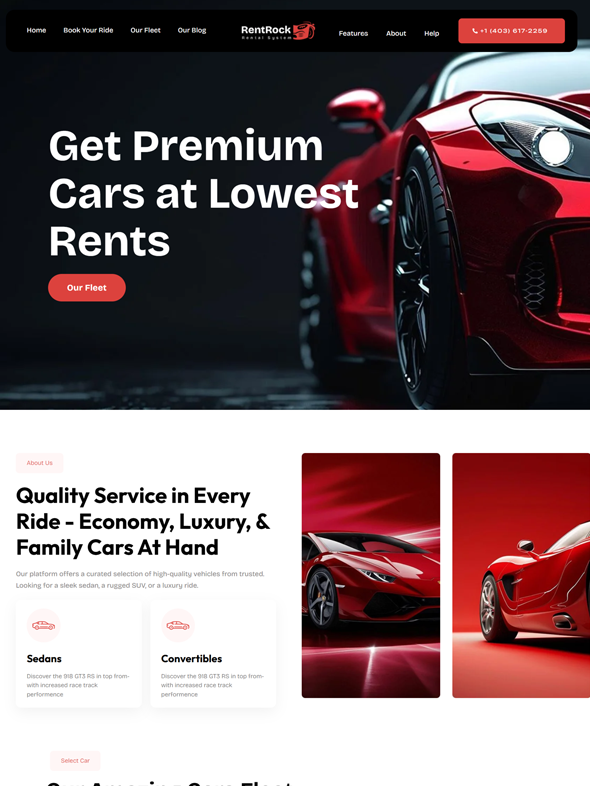 Rental Booking & Management demo