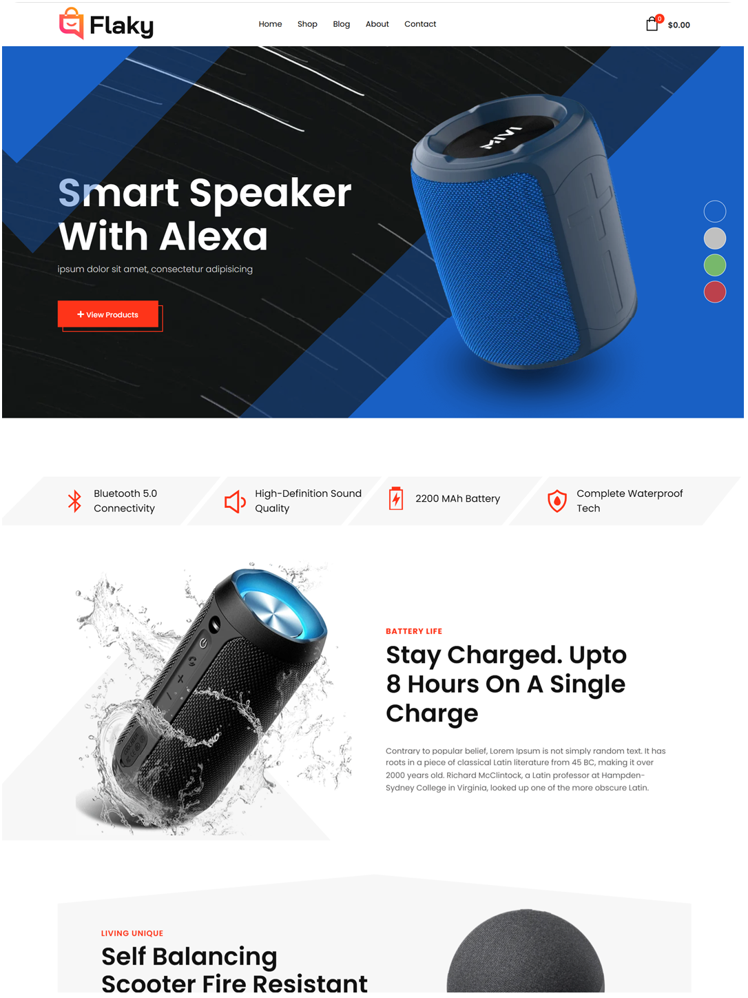 Modern eCommerce Website demo