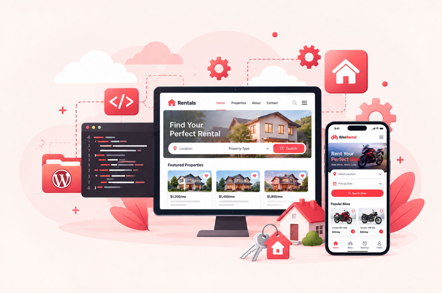 Rental Website Development Service