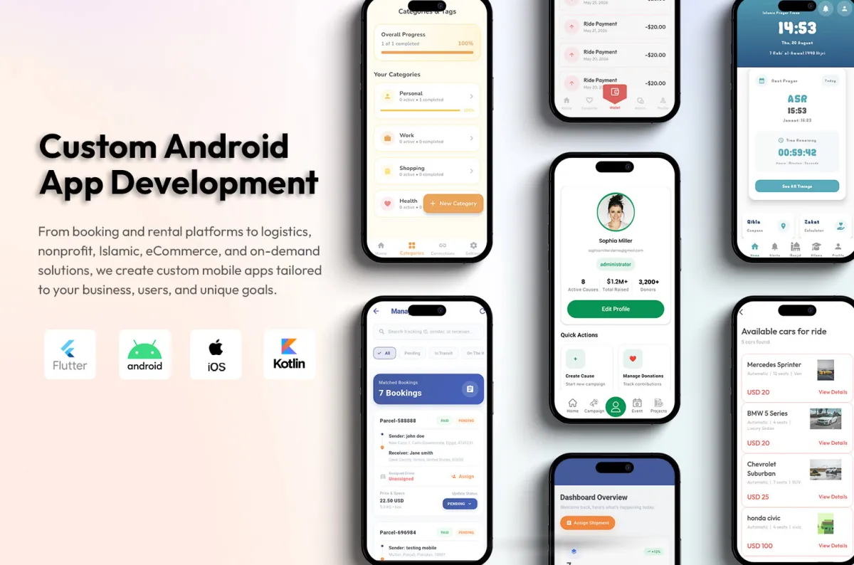Custom Android App Development preview