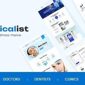 Medicalist - Health and Medical WordPress Theme for Clinic Websites
