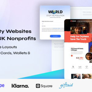 Build A Charity and Donation Website in UK with Stripe, PayPal and Gift Aid