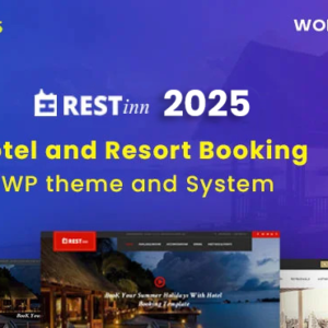 Restinn Hotel WordPress Theme with Booking System & Website Templates